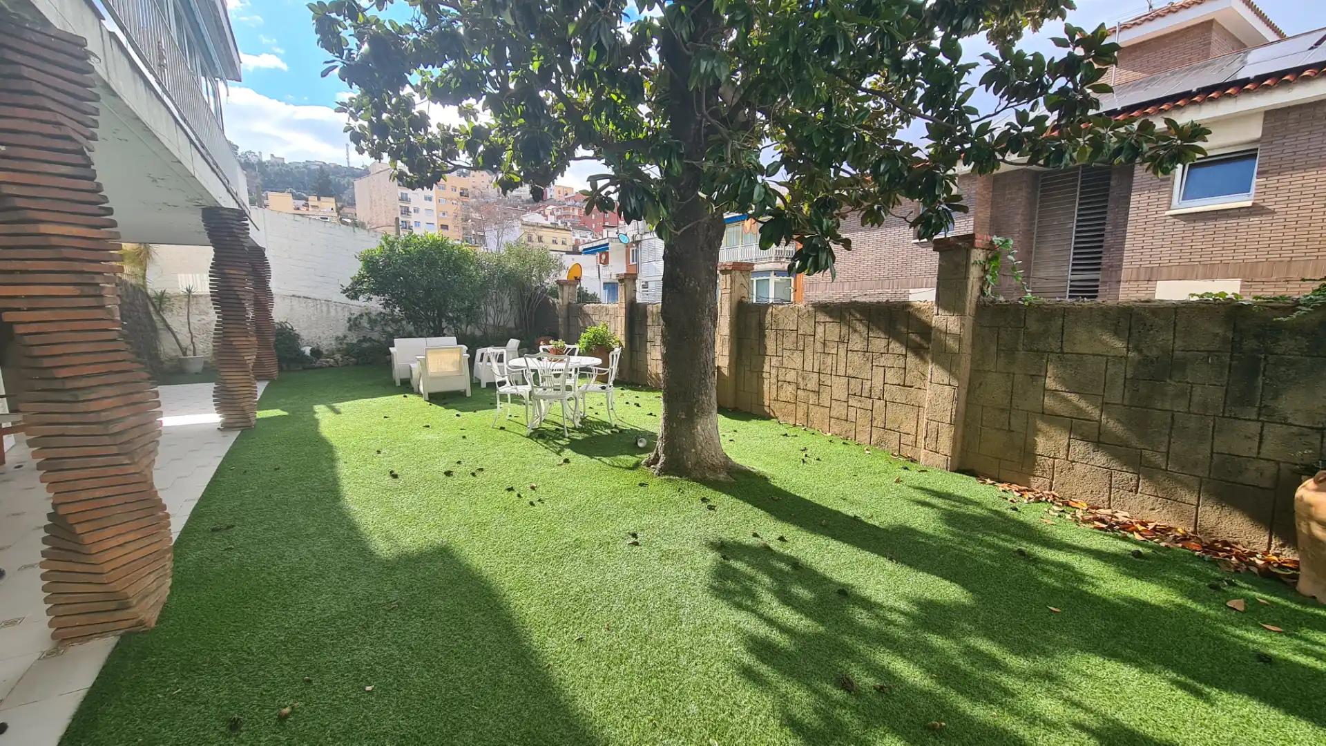 Garten von Wohnung zum Verkauf in Barcelona mit Heizung, Privatgarten und Parkett