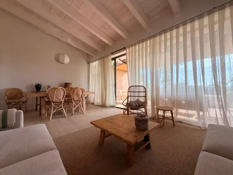 Sala de estar de Casa o chalet de alquiler en Cruïlles, Monells I Sant Sadurní de L'Heura con Aire acondicionado, Calefacción y Jardín privado
