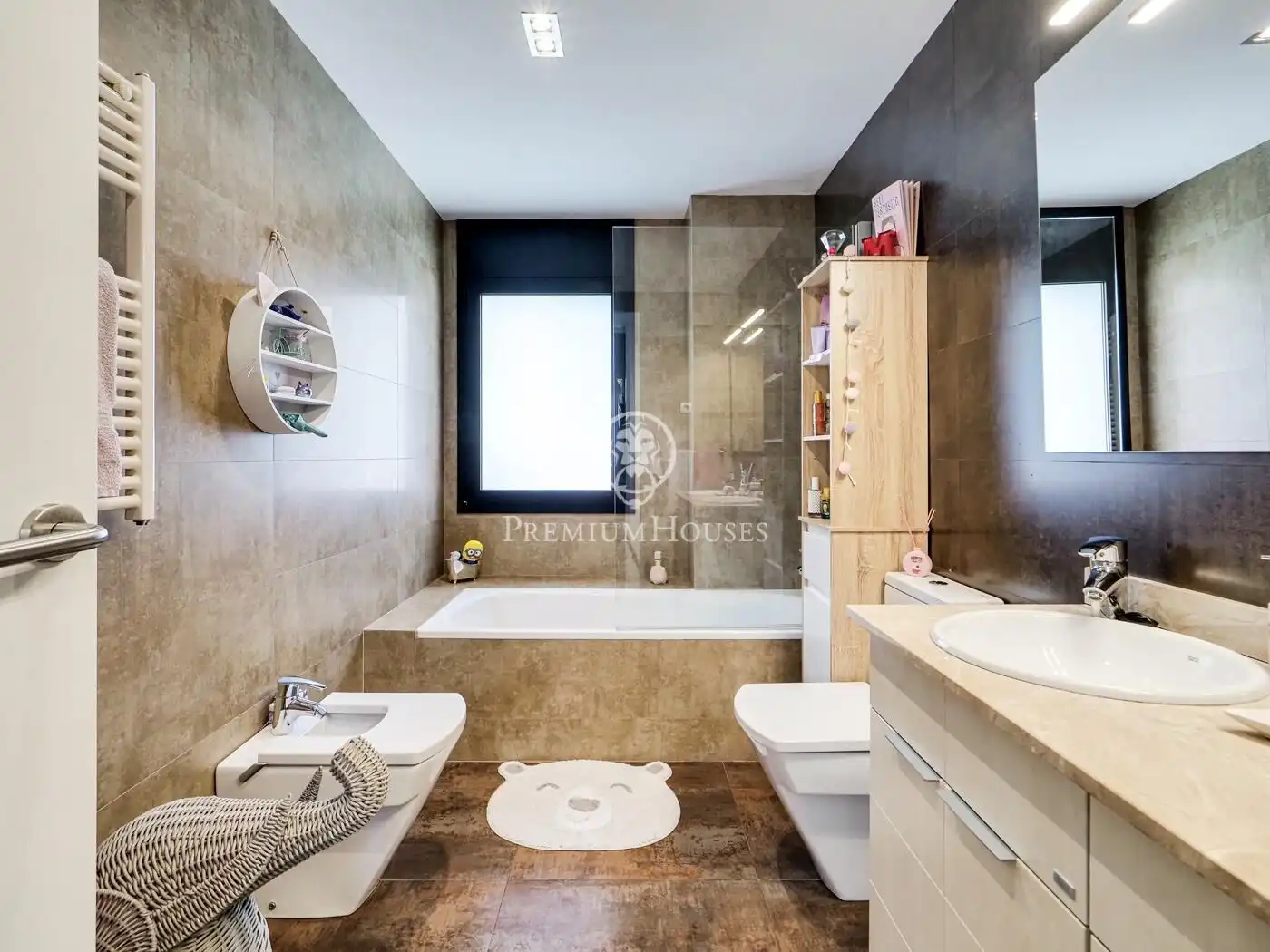 Baño de Casa o chalet en venta en Barcelona con Aire acondicionado, Jardín privado y Terraza