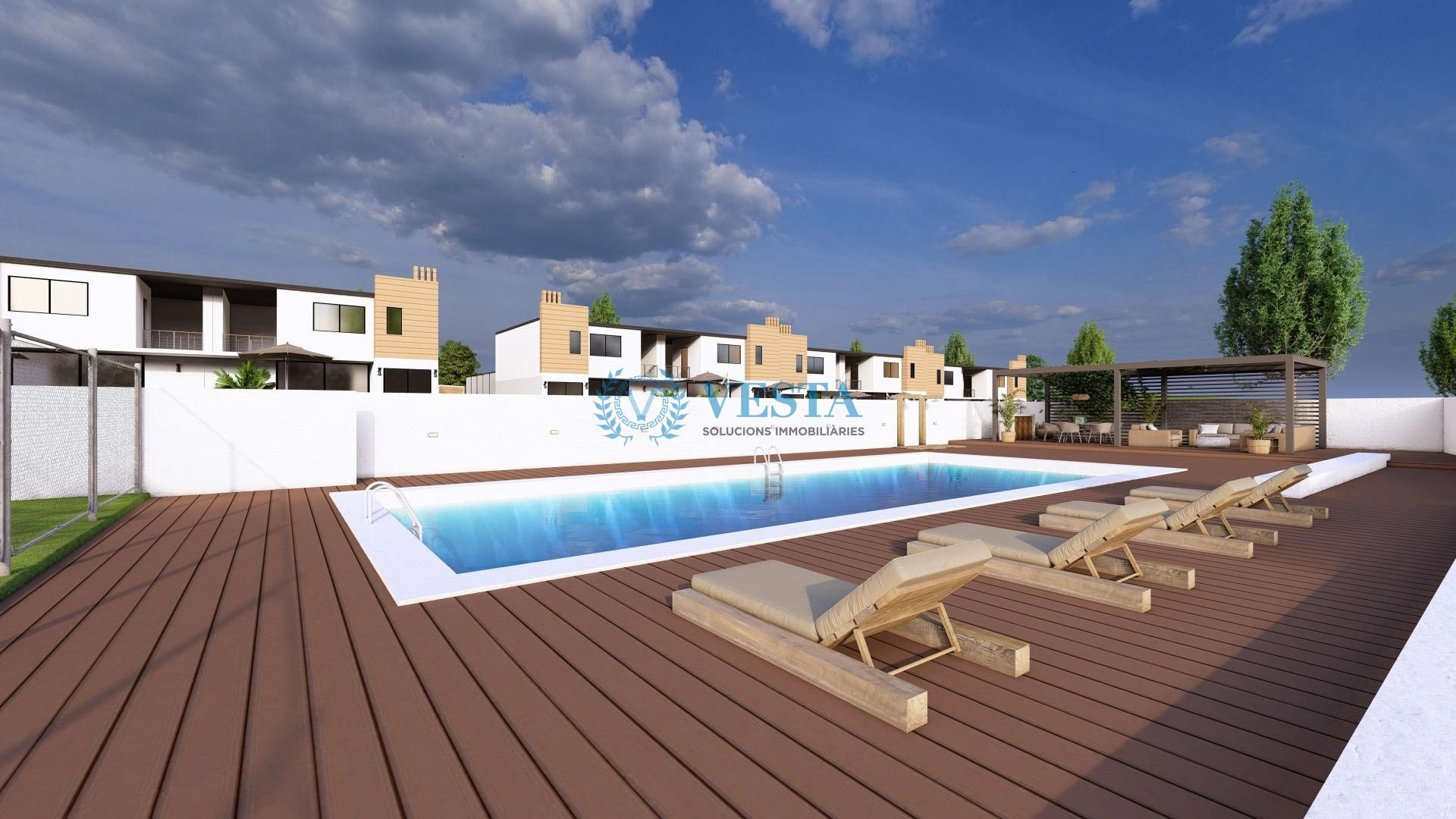 Piscina de Casa o xalet en venda en Mont-roig del Camp amb Aire condicionat, Terrassa i Balcó