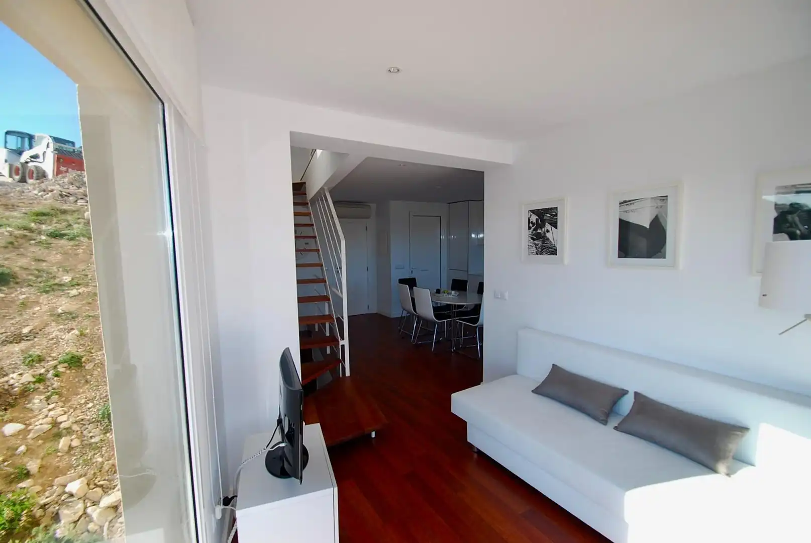 Living room of Apartments for rent in Andratx  with Air Conditioner, Heating and Parquet flooring