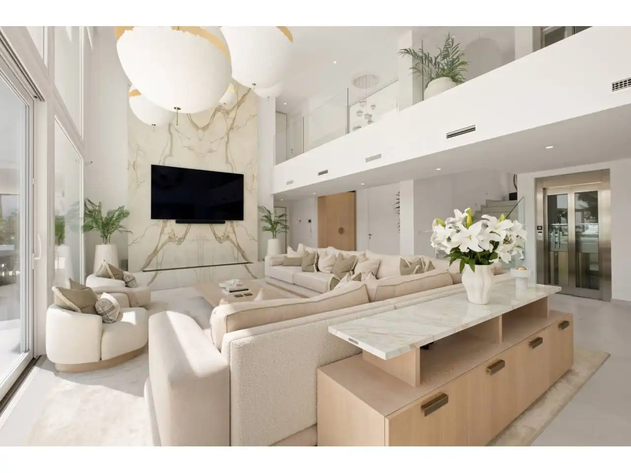 Living room of Houses for sale in Ojén  with Air Conditioner, Heating and Private garden