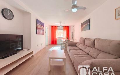 Living room of Flat for sale in Lloret de Mar  with Heating, Parquet flooring and Furnished