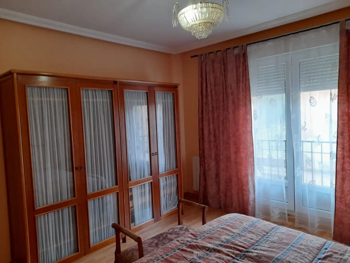 Schlafzimmer von Wohnungen zur Miete in Manzanares mit Klimaanlage und Balkon