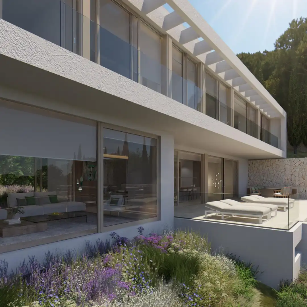 Terrassa de Casa o xalet en venda en Calvià amb Aire condicionat, Jardí privat i Traster