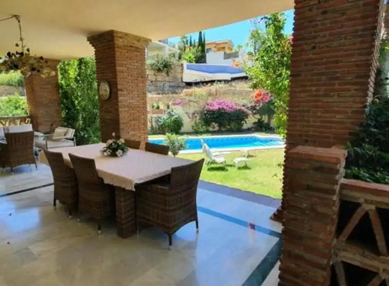 Garden of Houses for rent in Marbella  with Air Conditioner, Heating and Private garden