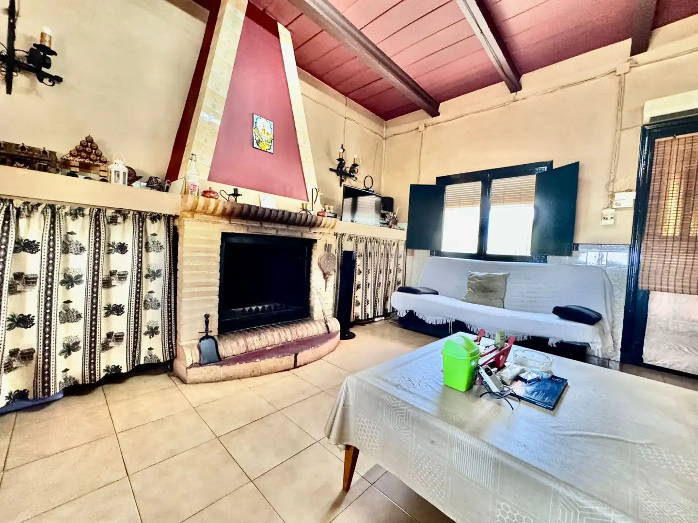 Sala d'estar de Finca rústica en venda en Membrilla