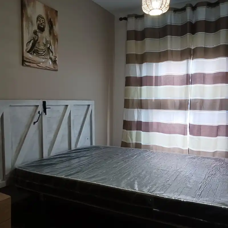 Bedroom of Flat for rent in La Font d'en Carròs  with Air Conditioner, Furnished and Balcony