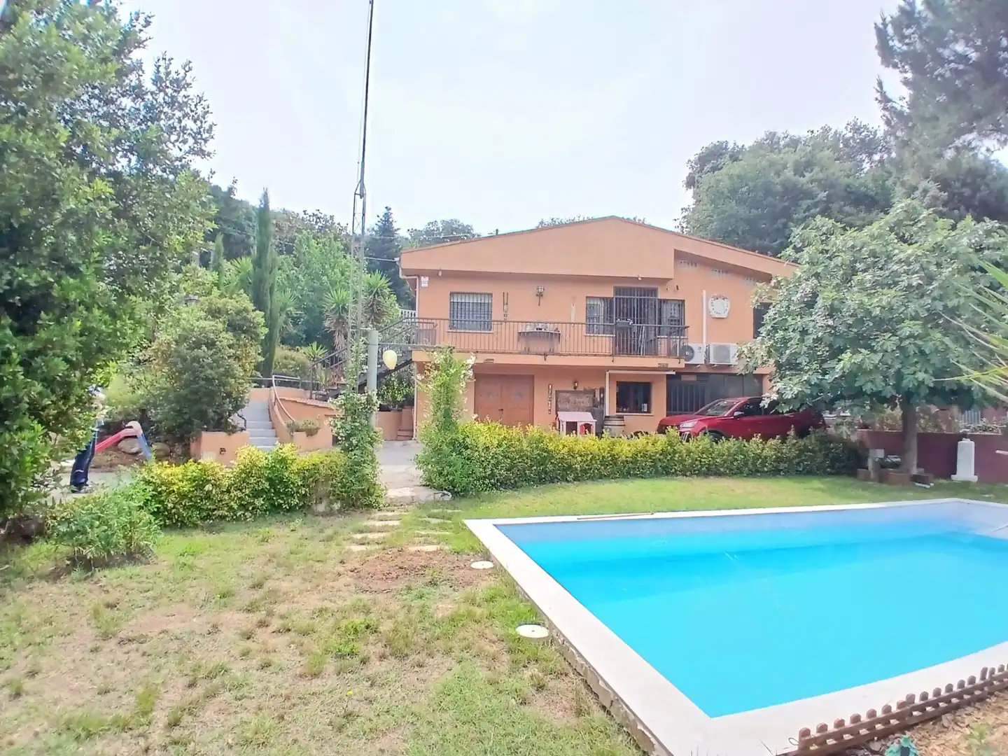 Vista exterior de Casa o chalet en venta en Sant Pere de Vilamajor con Aire acondicionado, Calefacción y Jardín privado