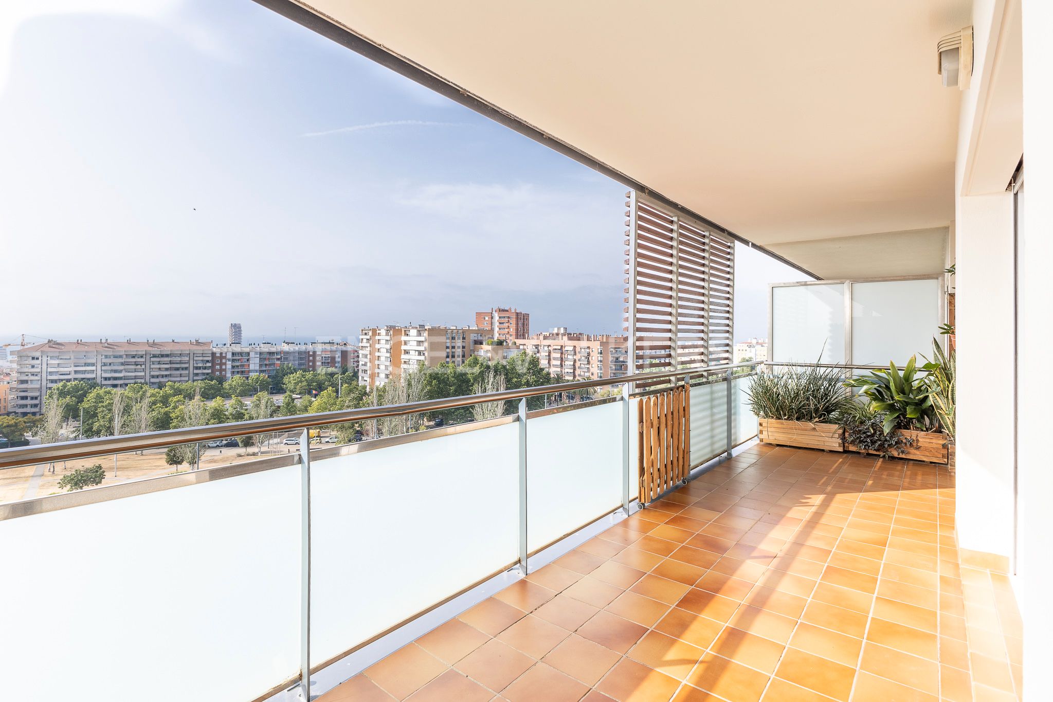 Terrace of Apartment for sale in Mataró  with Air Conditioner, Heating and Parquet flooring
