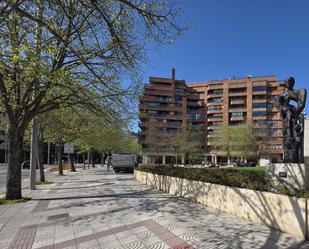 Exterior view of Flat for sale in  Pamplona / Iruña  with Heating, Parquet flooring and Terrace