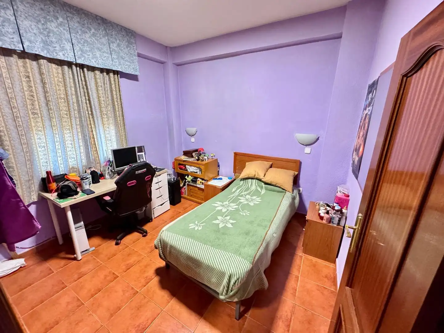 Bedroom of Flat for sale in Madrid  with Air Conditioner, Heating and Terrace