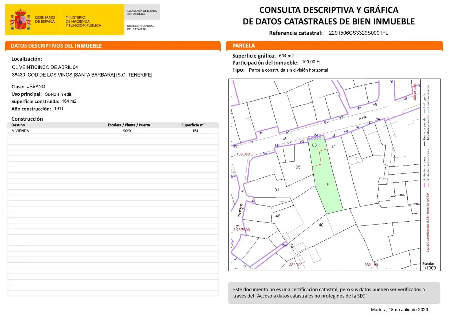 Residential land for sale in Avenida VEINTICINCO DE ABRIL 64, imagen 20