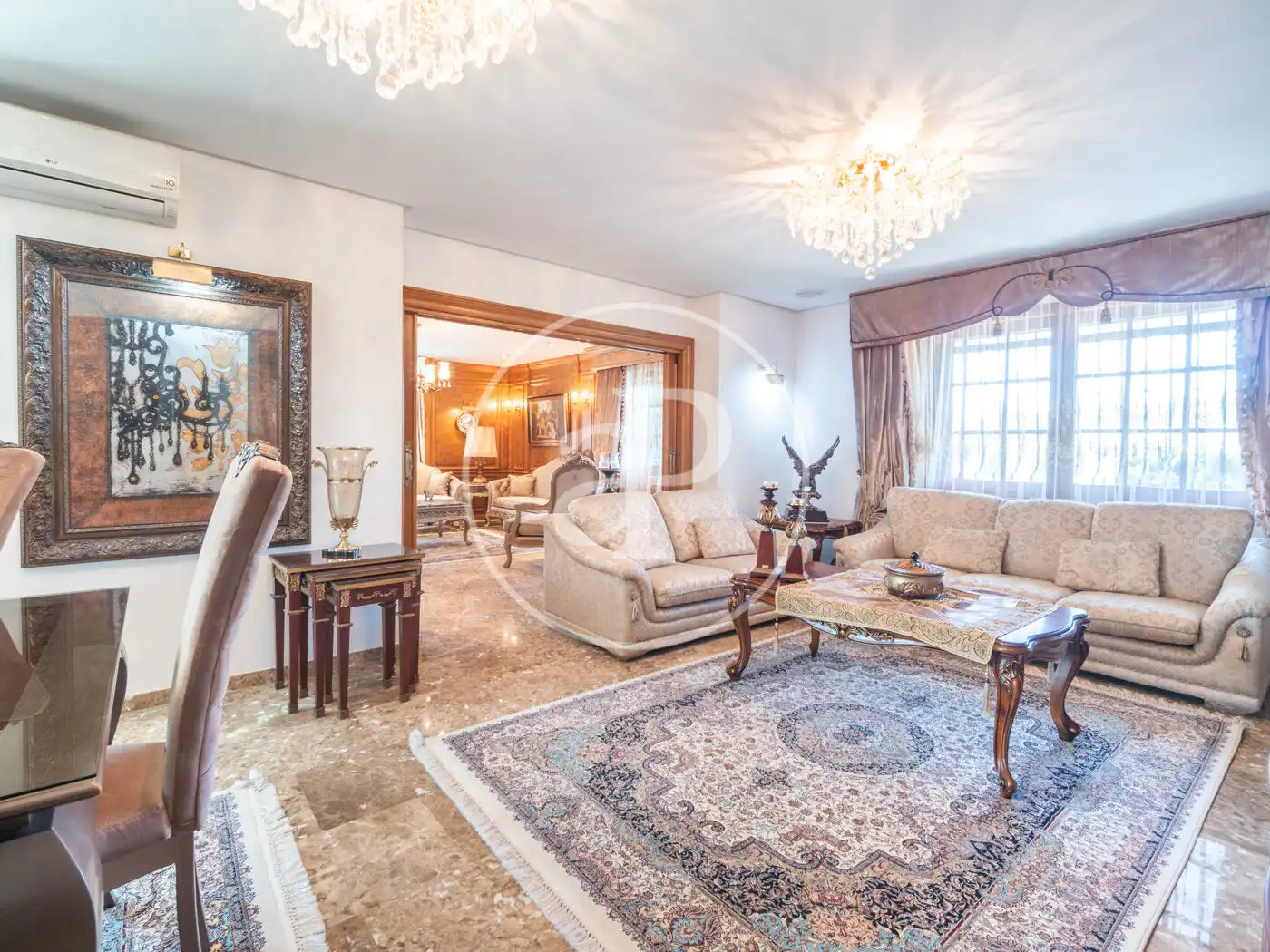 Sala de estar de Casa o chalet en venta en Godella con Aire acondicionado, Calefacción y Jardín privado