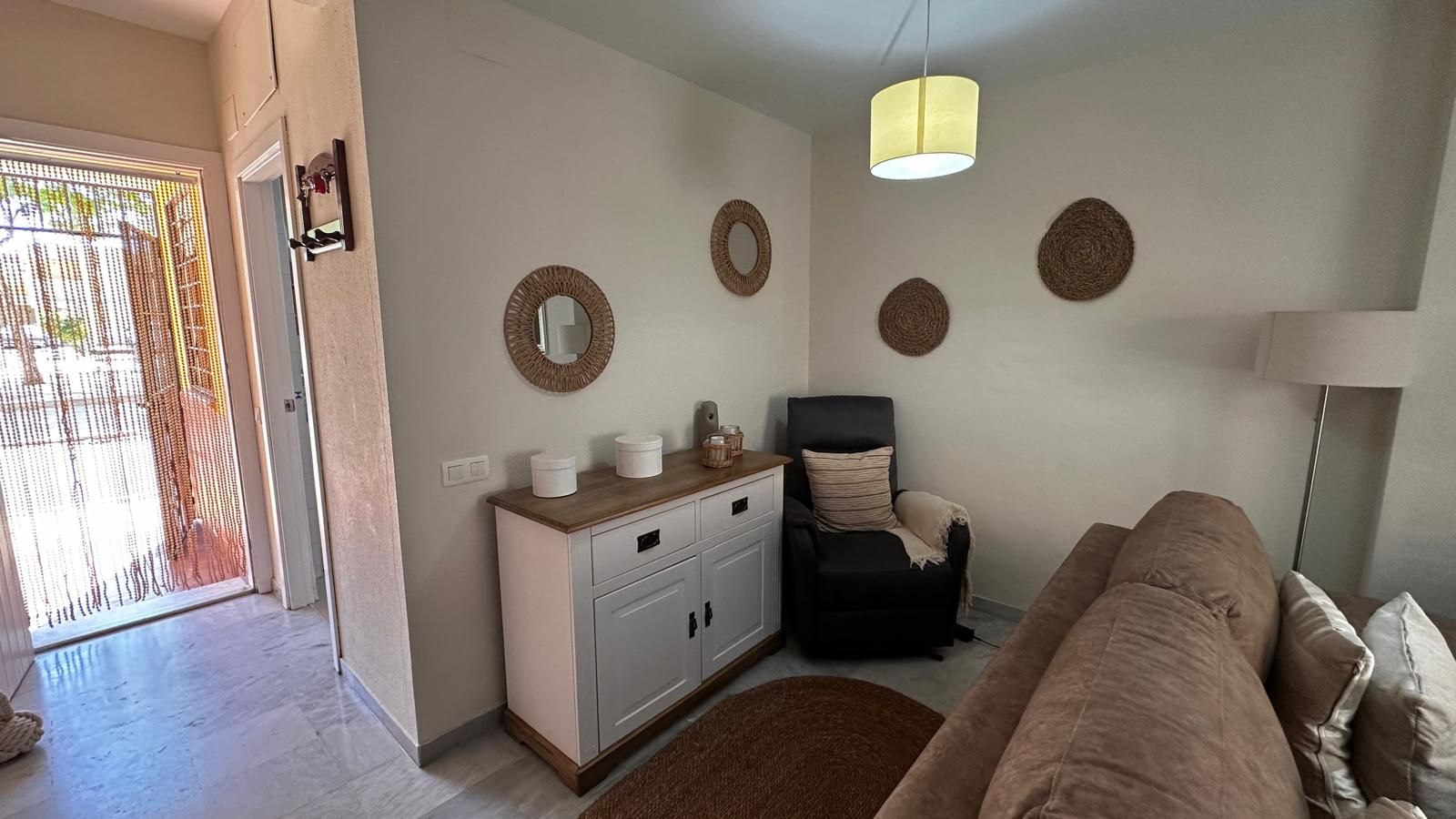 Bedroom of Single-family semi-detached for sale in Isla Cristina  with Air Conditioner, Terrace and Swimming Pool