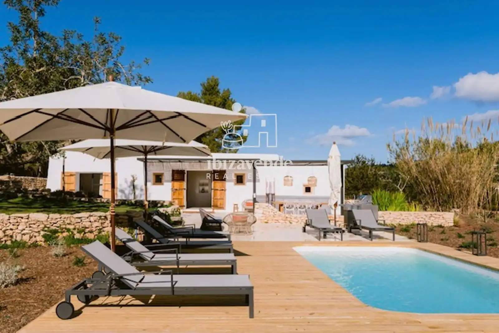 Terraza de Casa o chalet de alquiler en Sant Joan de Labritja con Aire acondicionado, Calefacción y Jardín privado