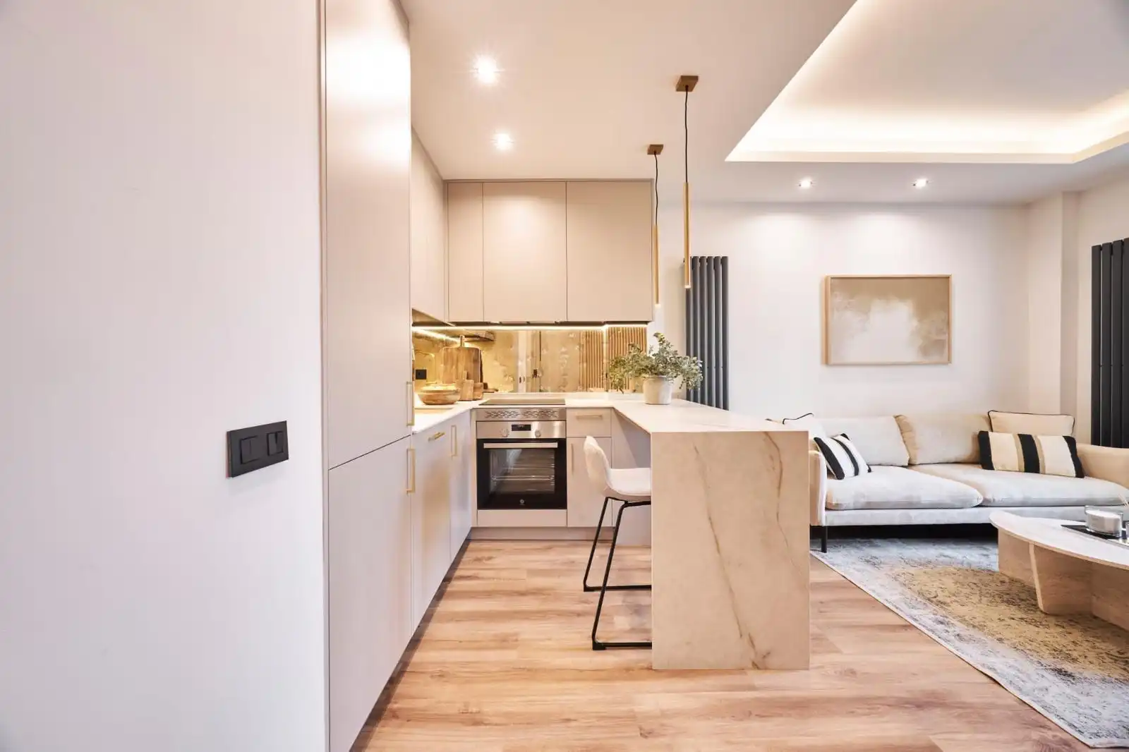 Küche von Wohnung zum Verkauf in Madrid mit Klimaanlage, Heizung und Parkett