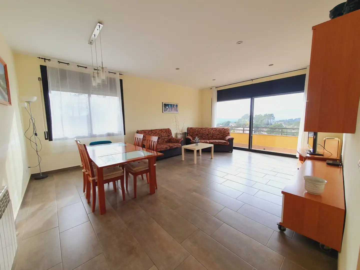 Sala d'estar de Casa o xalet en venda en Lloret de Mar amb Calefacció, Jardí privat i Terrassa