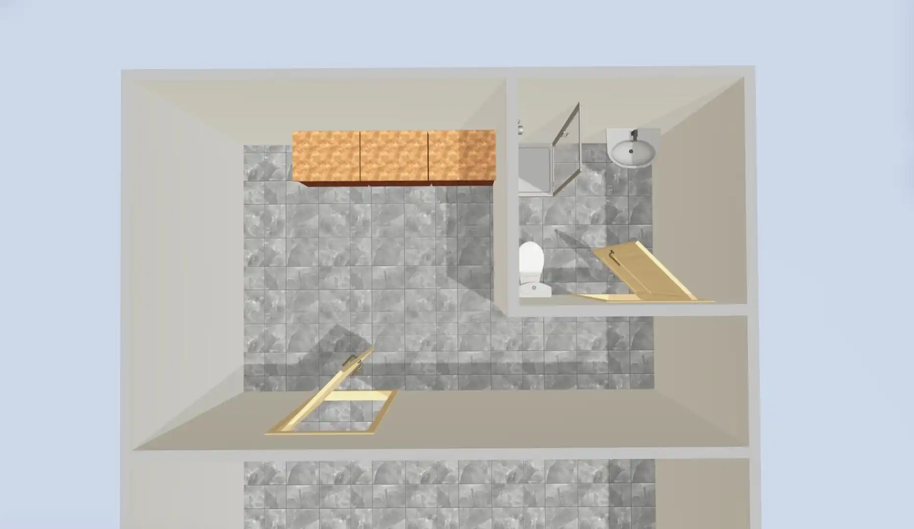 Badezimmer von Geschaftsraum zum Verkauf in Huércal de Almería mit Klimaanlage