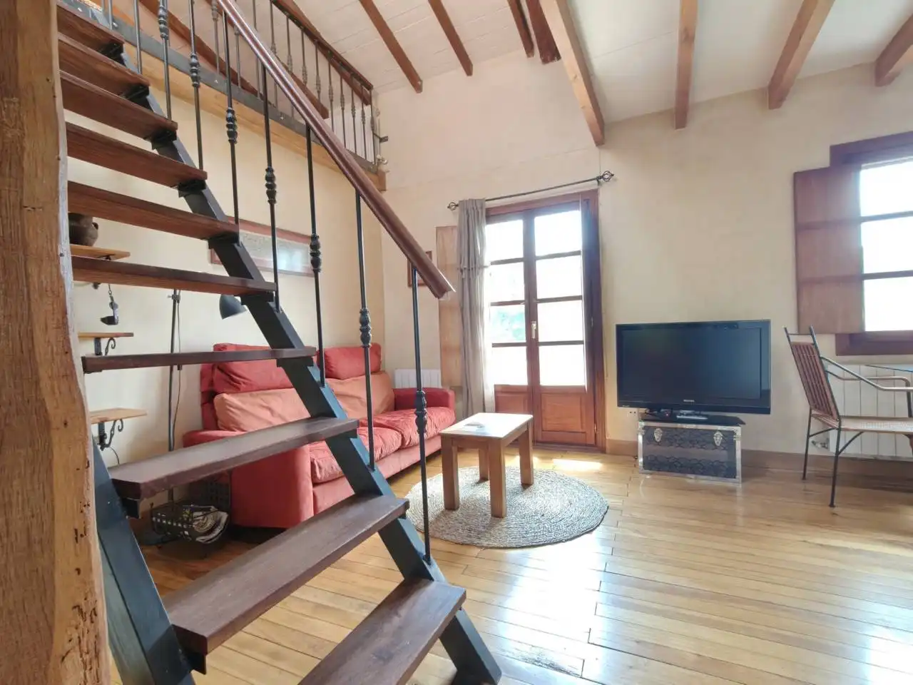 Living room of Flat for sale in Fruiz  with Heating, Private garden and Balcony