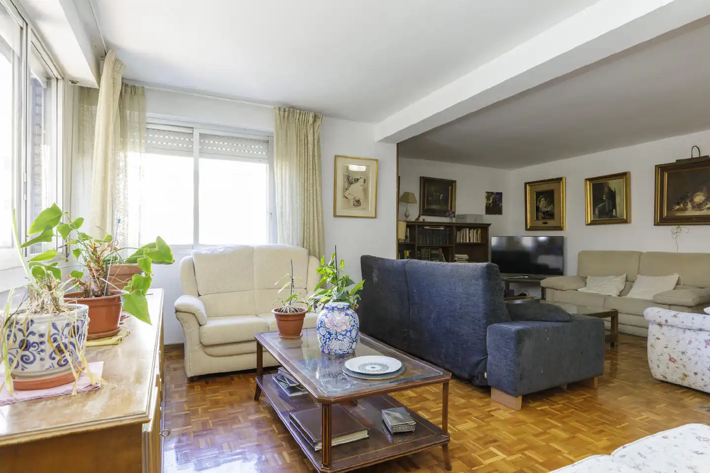 Sala de estar de Piso en venta en Zaragoza