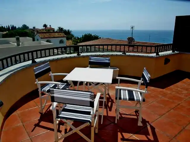 Terrassa de Casa o xalet en venda en Peñíscola / Peníscola amb Aire condicionat, Calefacció i Jardí privat