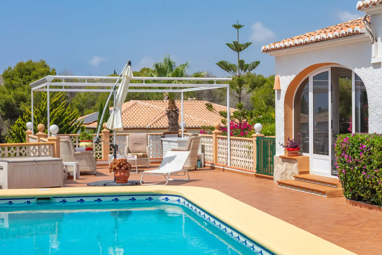 Piscina de Casa o xalet en venda en Jávea / Xàbia amb Aire condicionat, Calefacció i Jardí privat