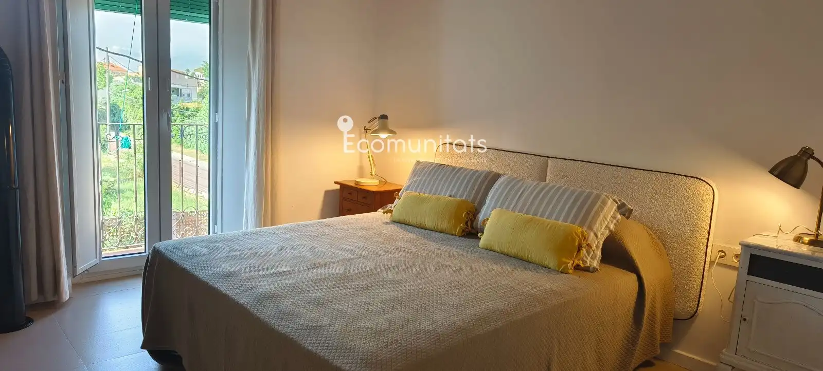 Schlafzimmer von Einfamilien-Reihenhaus zur Miete in Tortosa mit Klimaanlage und Möbliert