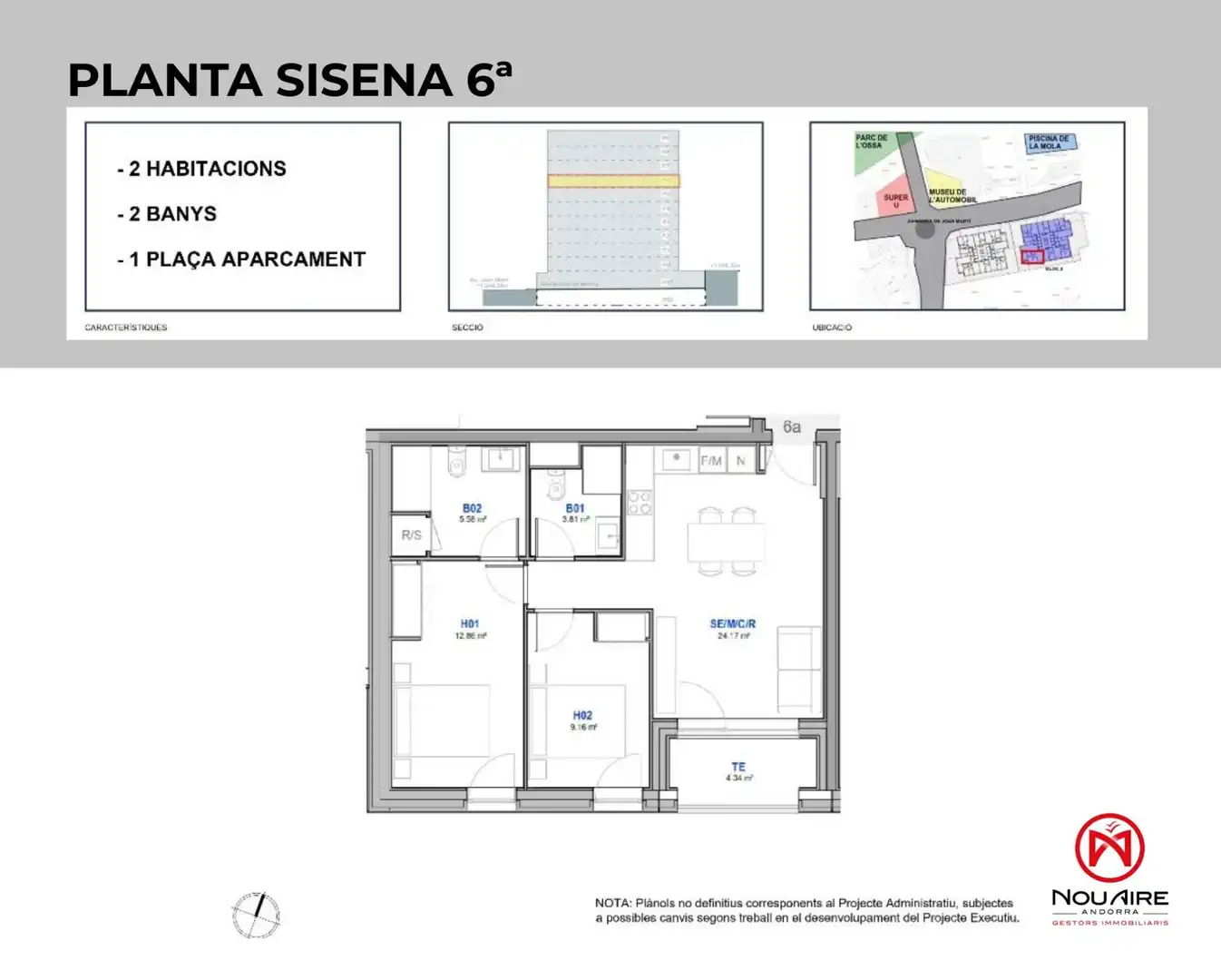 Flat with terrace for sale in Encamp pueblo, imagen 4