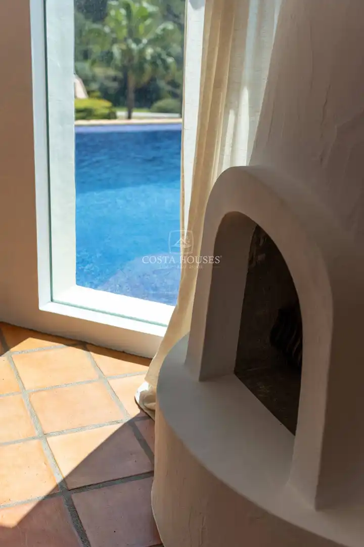 Piscina de Casa o xalet en venda en Moraira amb Aire condicionat, Calefacció i Jardí privat