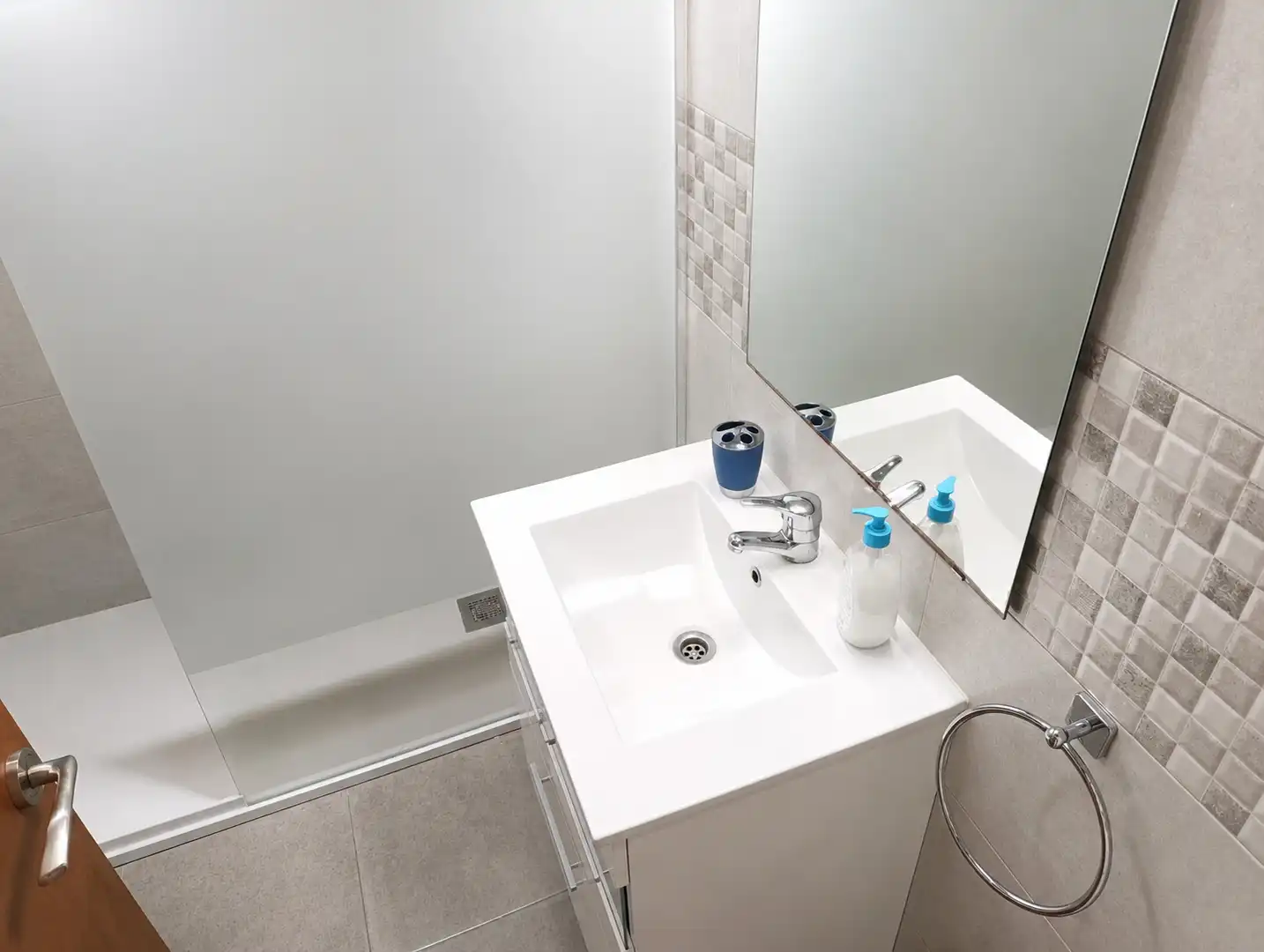 Badezimmer von Wohnung zum Verkauf in Calella mit Klimaanlage, Heizung und Abstellraum