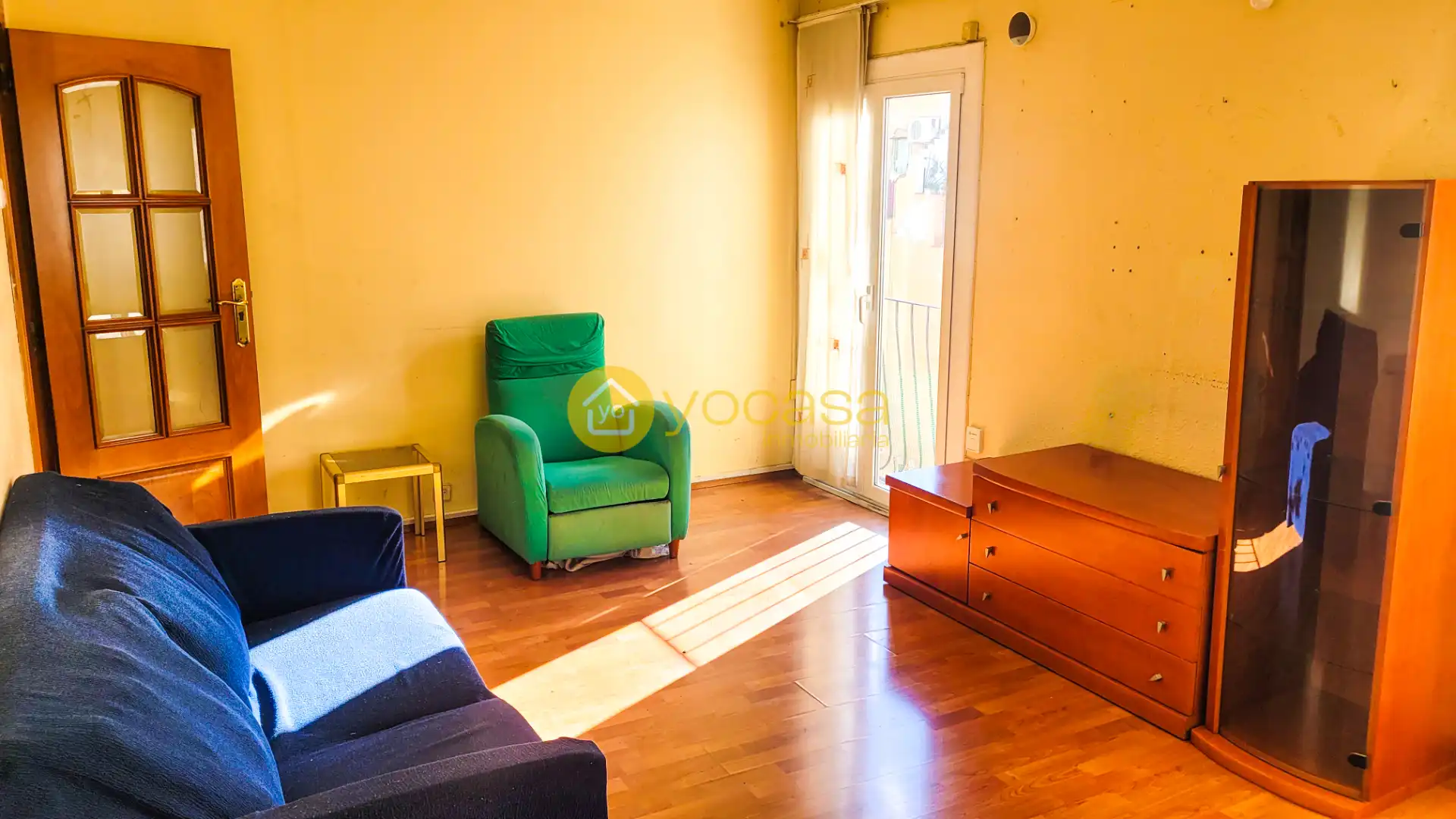 Sala de estar de Piso en venta en Barcelona con Balcón
