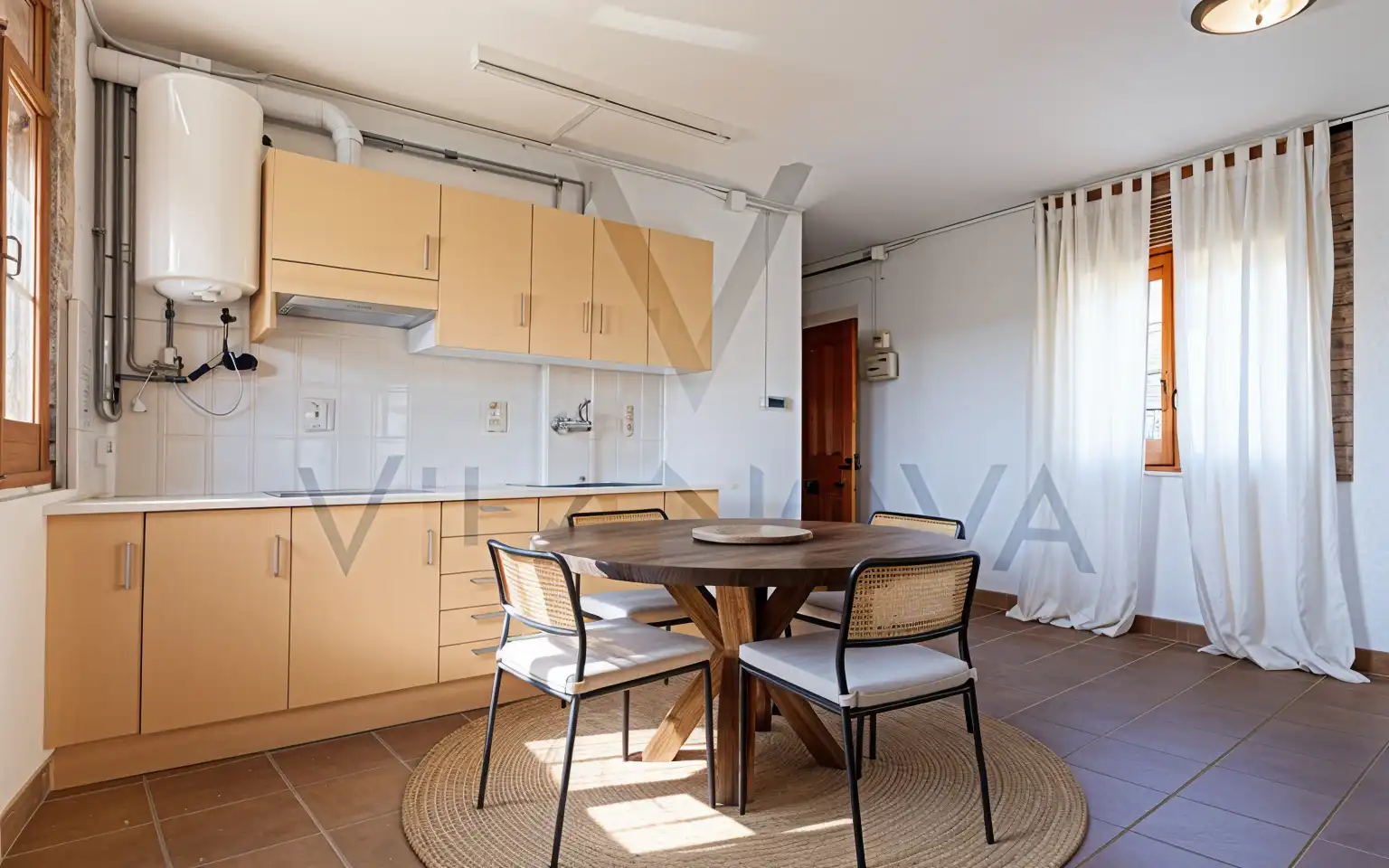 Cocina de Finca rústica en venta en Vilanova de Prades con Calefacción, Terraza y Trastero