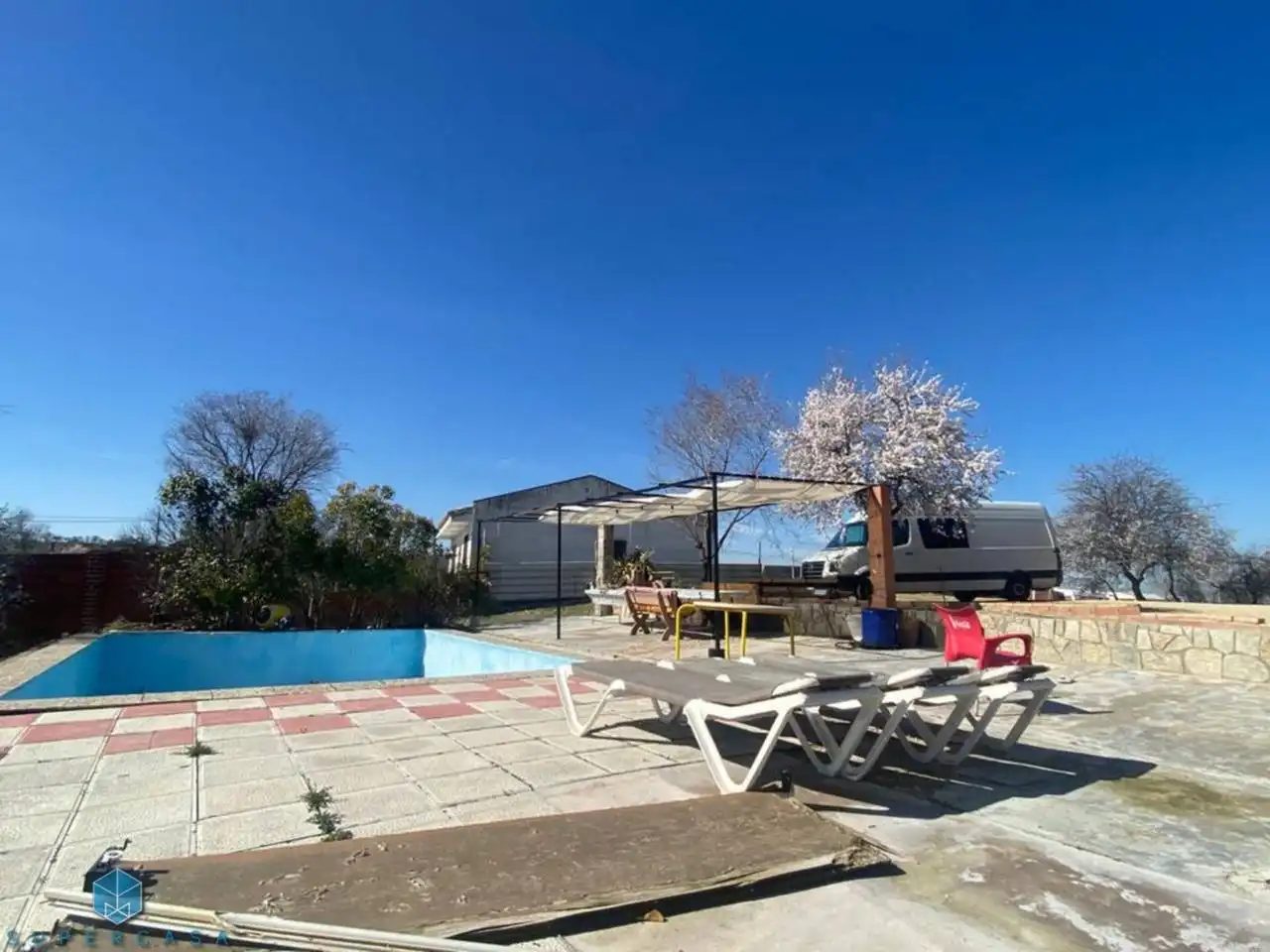 Piscina de Casa o xalet en venda en Toledo