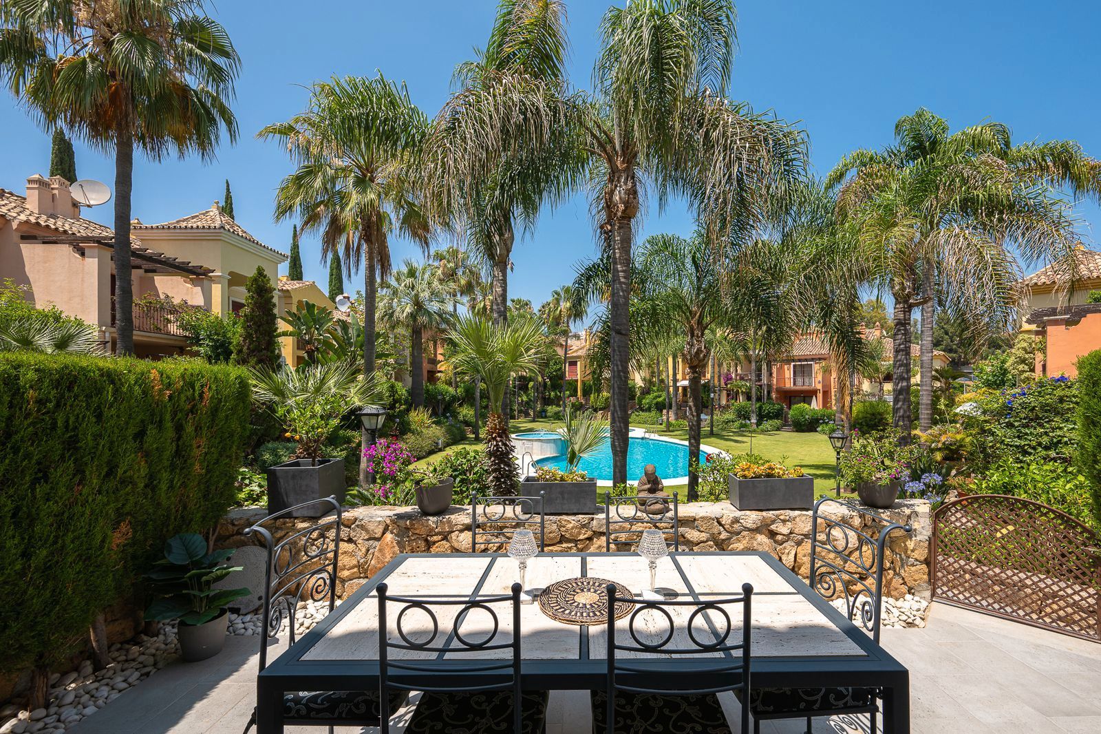 Terrace of Single-family semi-detached for sale in Marbella  with Terrace, Storage room and Furnished