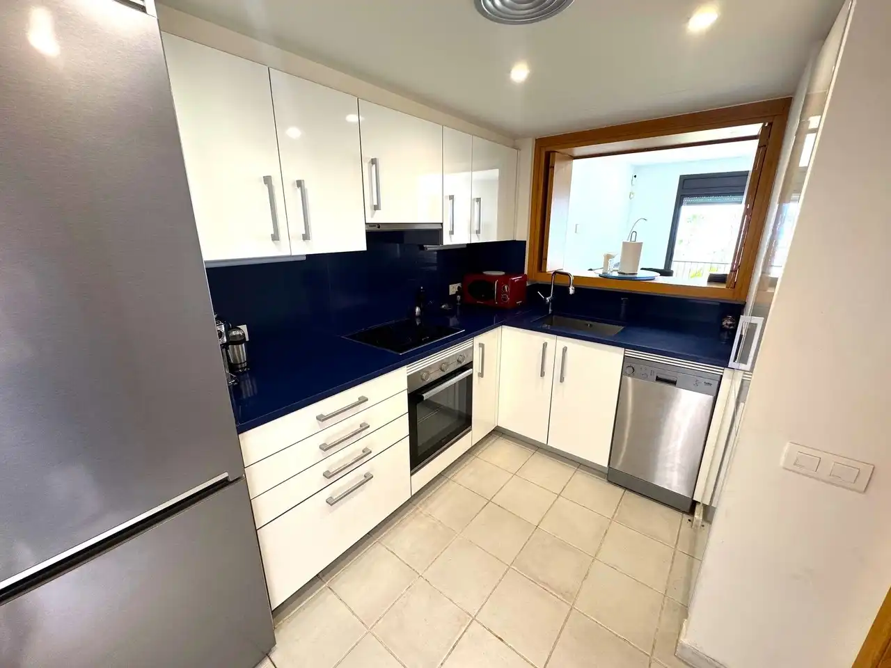 Cuina de Apartament en venda en Mojácar amb Aire condicionat, Terrassa i Piscina