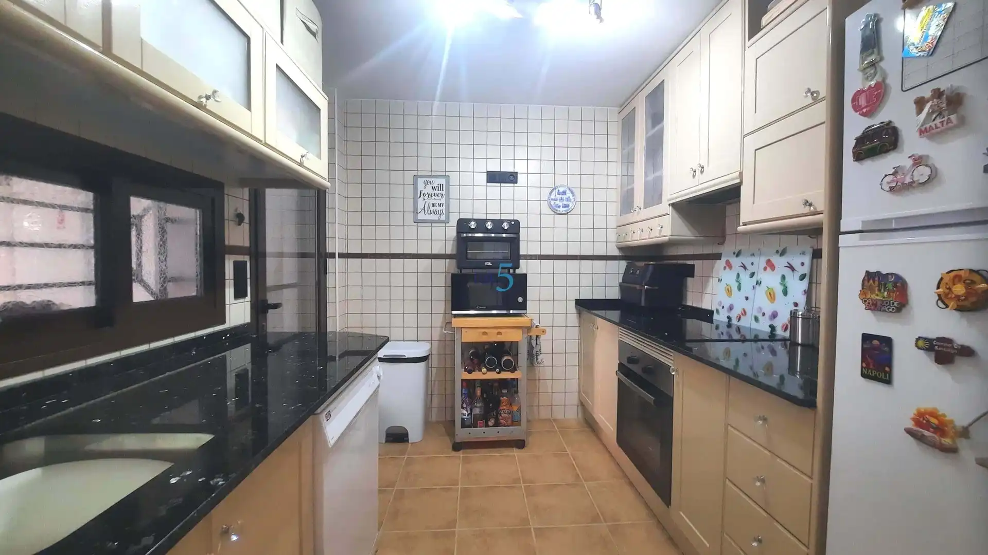 Küche von Einfamilien-Reihenhaus zum Verkauf in Torre-Pacheco mit Klimaanlage, Heizung und Terrasse
