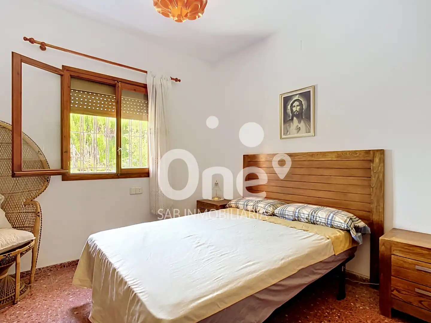 Bedroom of Houses for sale in San Antonio de Benagéber  with Air Conditioner, Private garden and Terrace