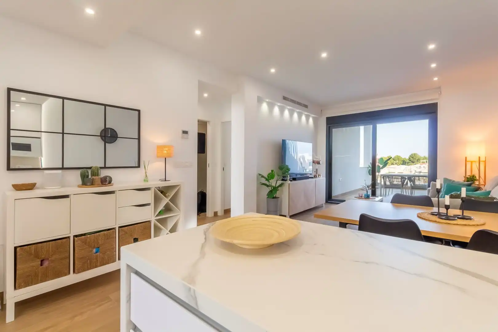 Sala d'estar de Àtic en venda en Torrevieja amb Terrassa, Balcó i Piscina comunitària
