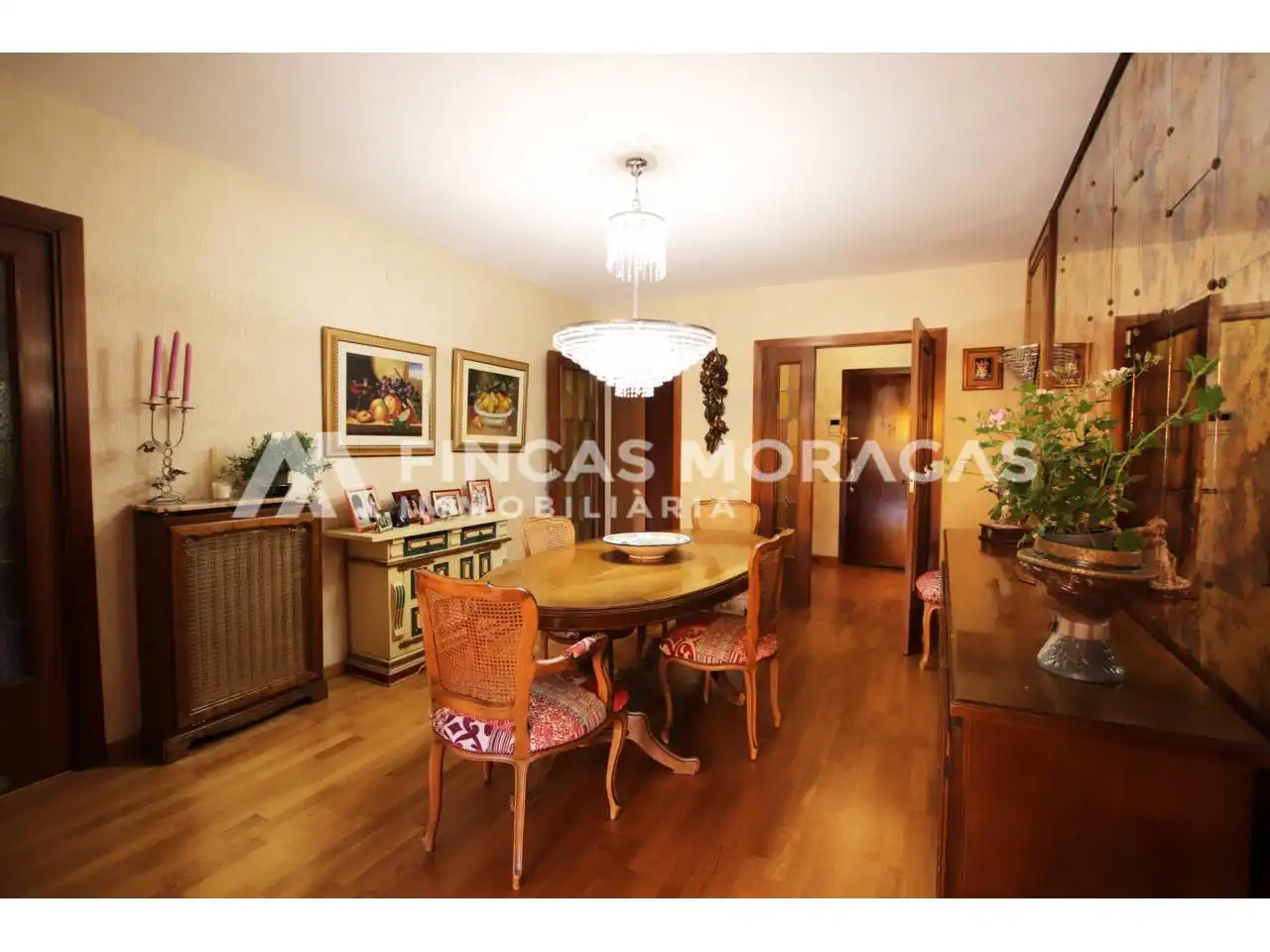 Dining room of Attic for sale in Sant Cugat del Vallès  with Air Conditioner, Heating and Parquet flooring