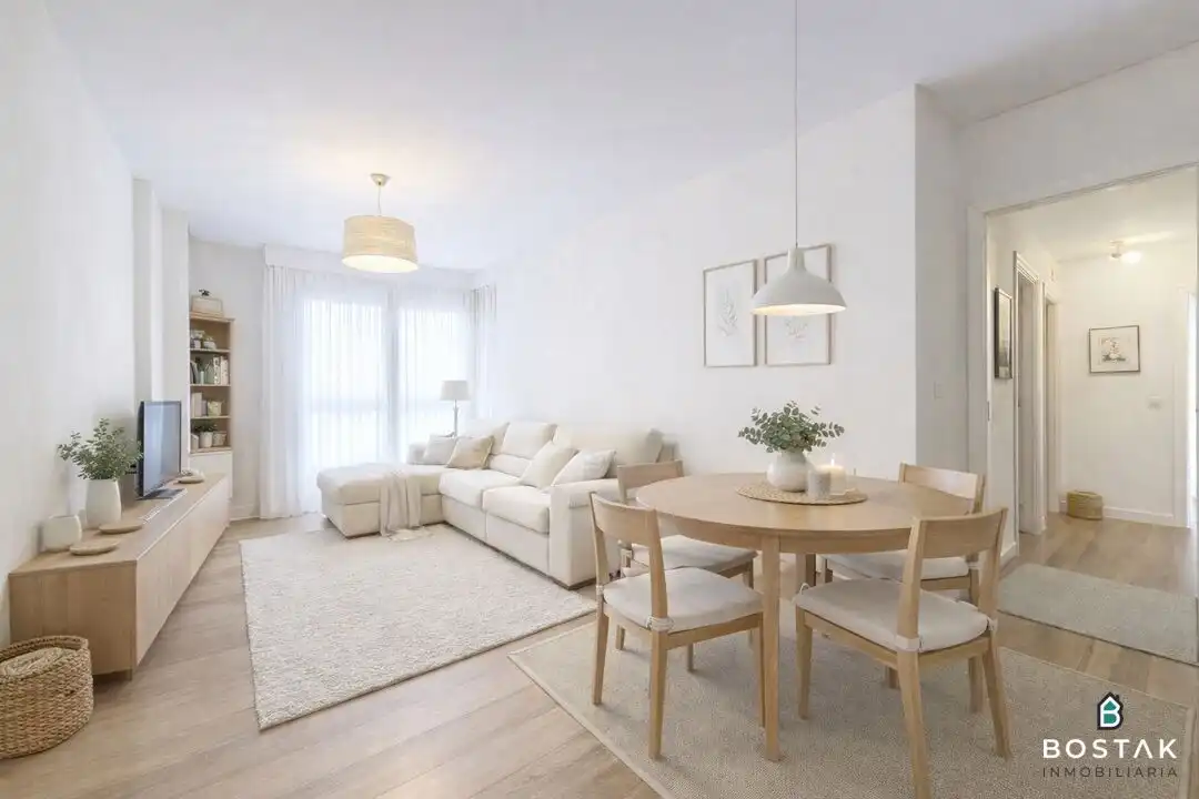 Living room of Flat for sale in Bilbao   with Heating, Storage room and Furnished
