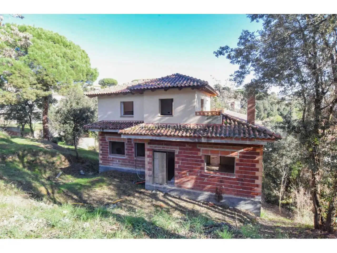 Vista exterior de Casa o chalet en venta en Santa Maria de Palautordera con Jardín privado