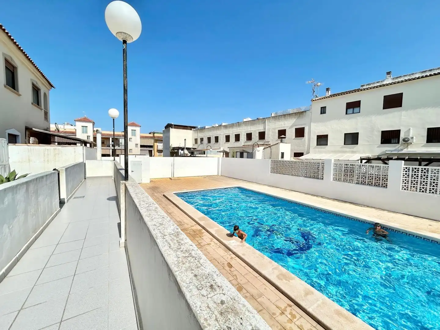 Swimming pool of Ground floor for rent in San Fulgencio  with Air Conditioner, Swimming Pool and Furnished