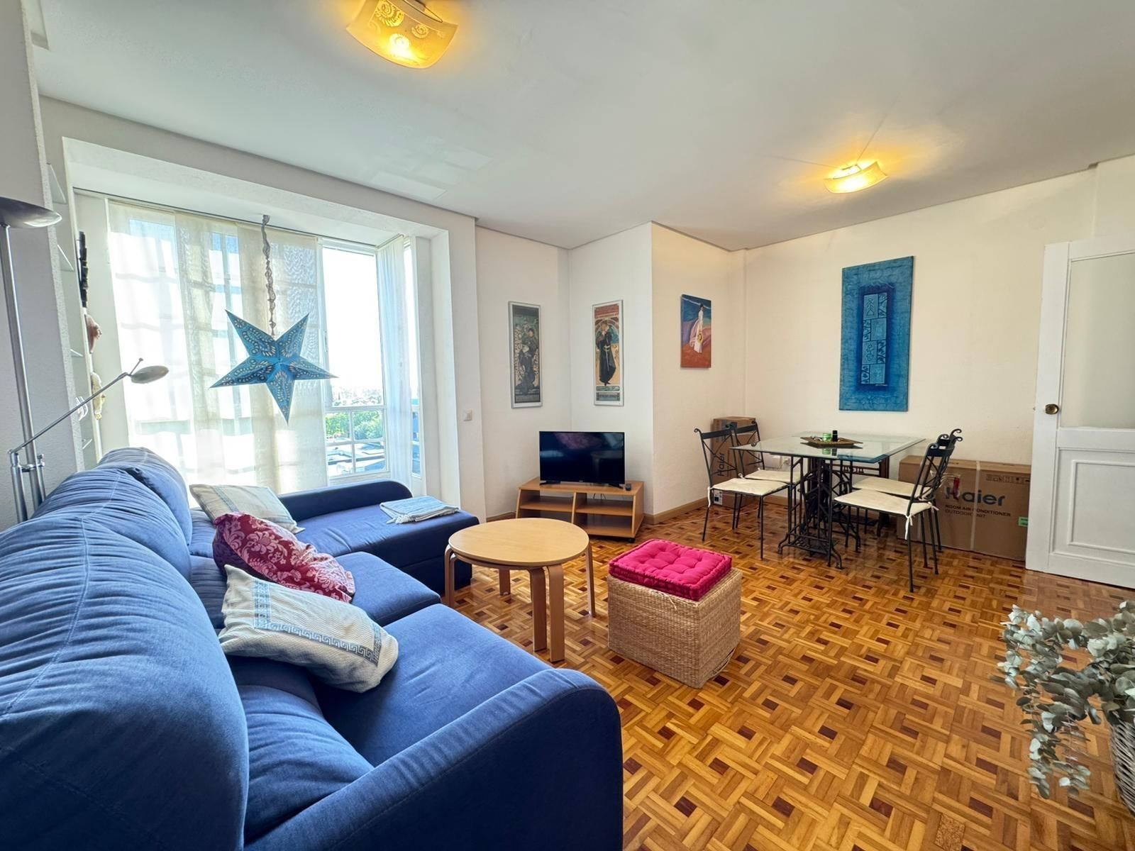 Sala de estar de Piso de alquiler en Jerez de la Frontera con Aire acondicionado, Calefacción y Parquet