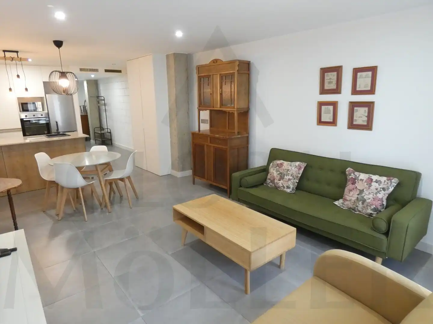 Sala de estar de Piso de alquiler en Cartagena con Aire acondicionado, Calefacción y Amueblado