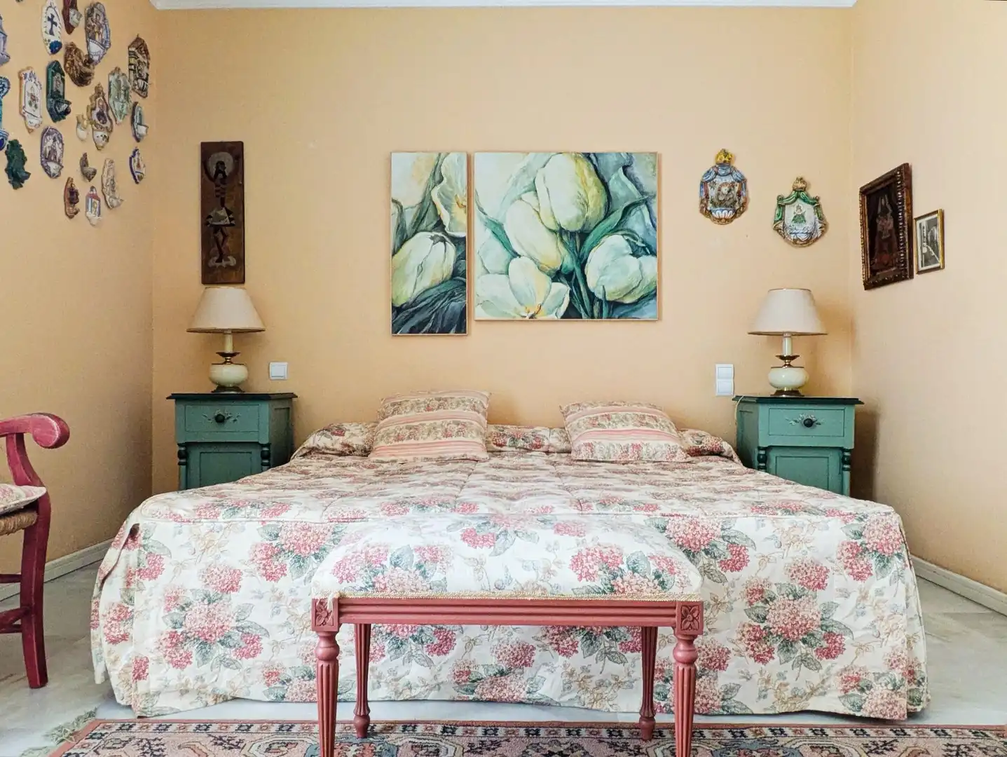 Bedroom of Flat for sale in Marbella  with Air Conditioner, Heating and Private garden