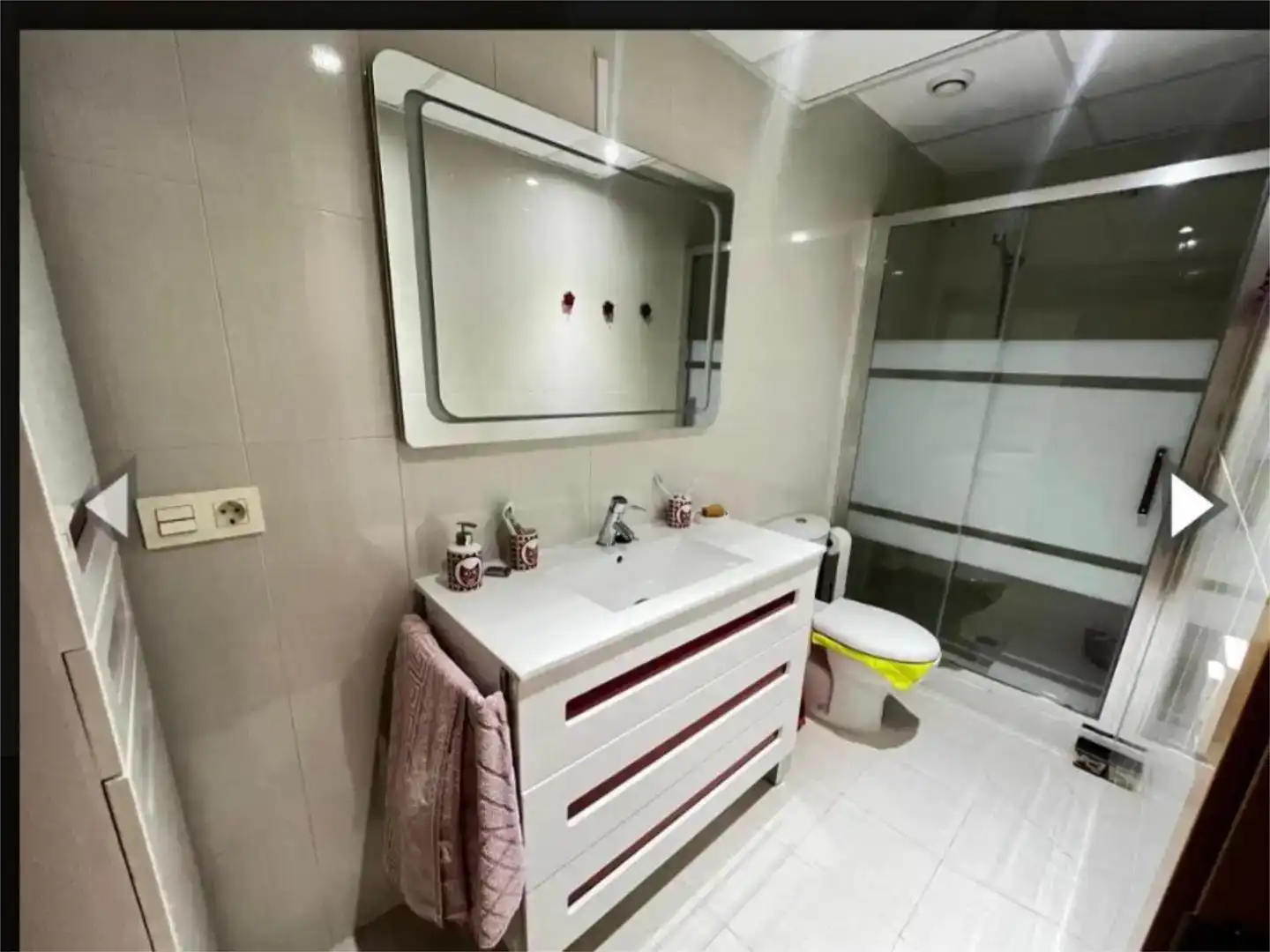 Baño de Piso de alquiler en Tarancón con Aire acondicionado, Jardín privado y Parquet