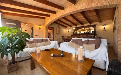 Living room of House or chalet for sale in Mont-ras  with Air Conditioner, Private garden and Swimming Pool