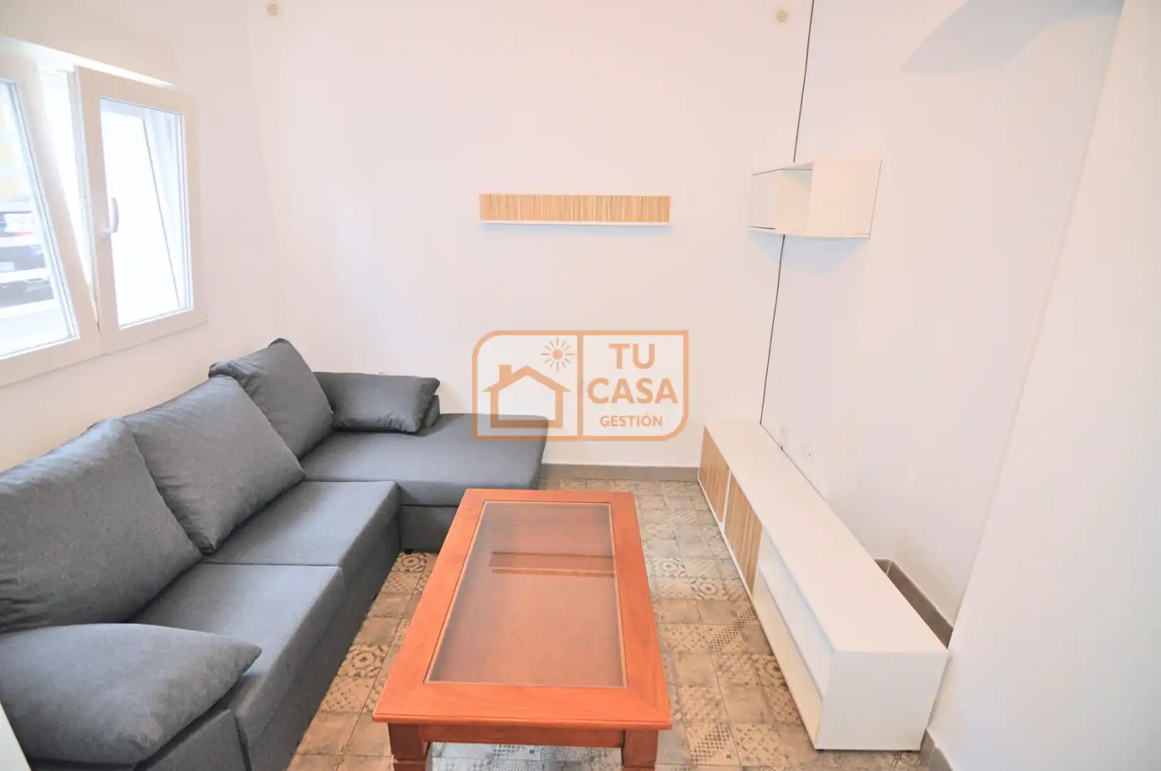 Living room of Detached homes for rent in Cáceres  with Air Conditioner, Heating and Furnished
