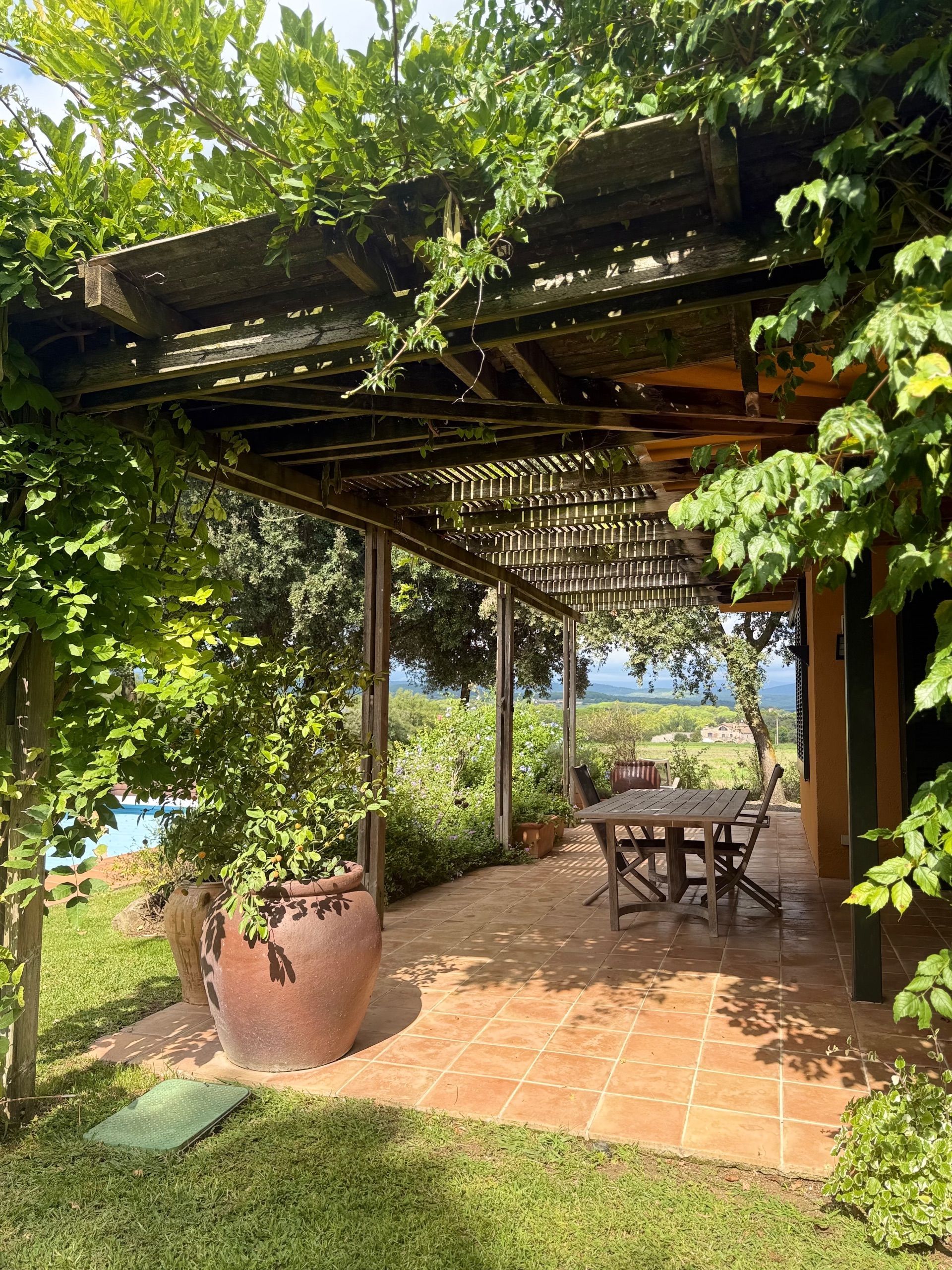 Terrace of House or chalet for sale in Navata  with Air Conditioner, Heating and Private garden